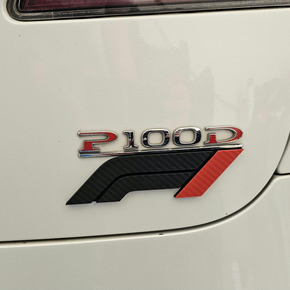 F1 Logo Carbon Fiber Look - 3D Printed Sticker – Formula One Racing Decor
