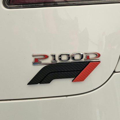 F1 Logo Carbon Fiber Look - 3D Printed Sticker – Formula One Racing Decor