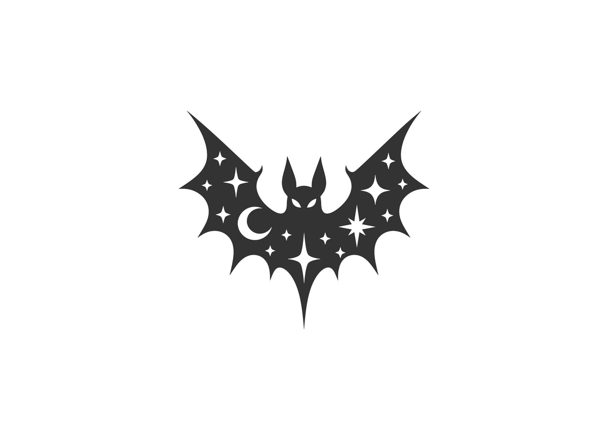 Celestial bat vinyl decal product image 3