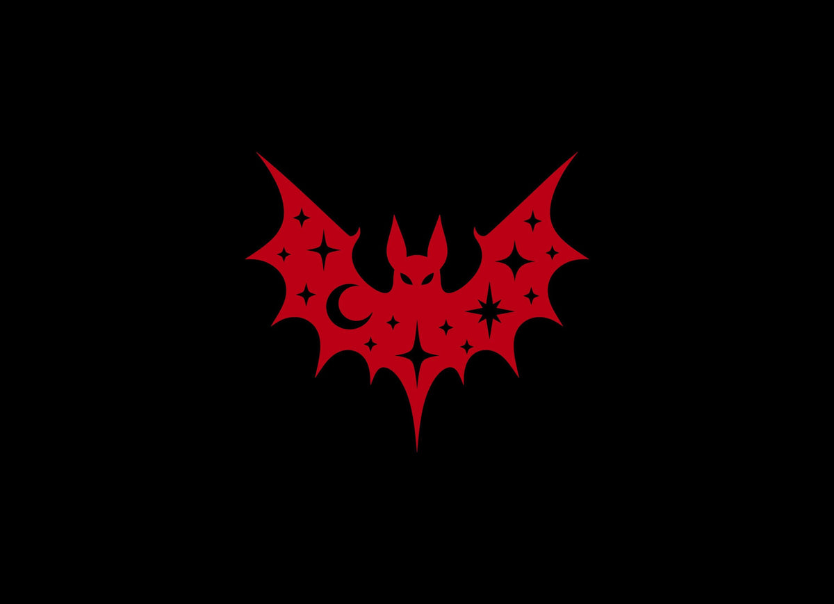 Celestial bat vinyl decal product image 4