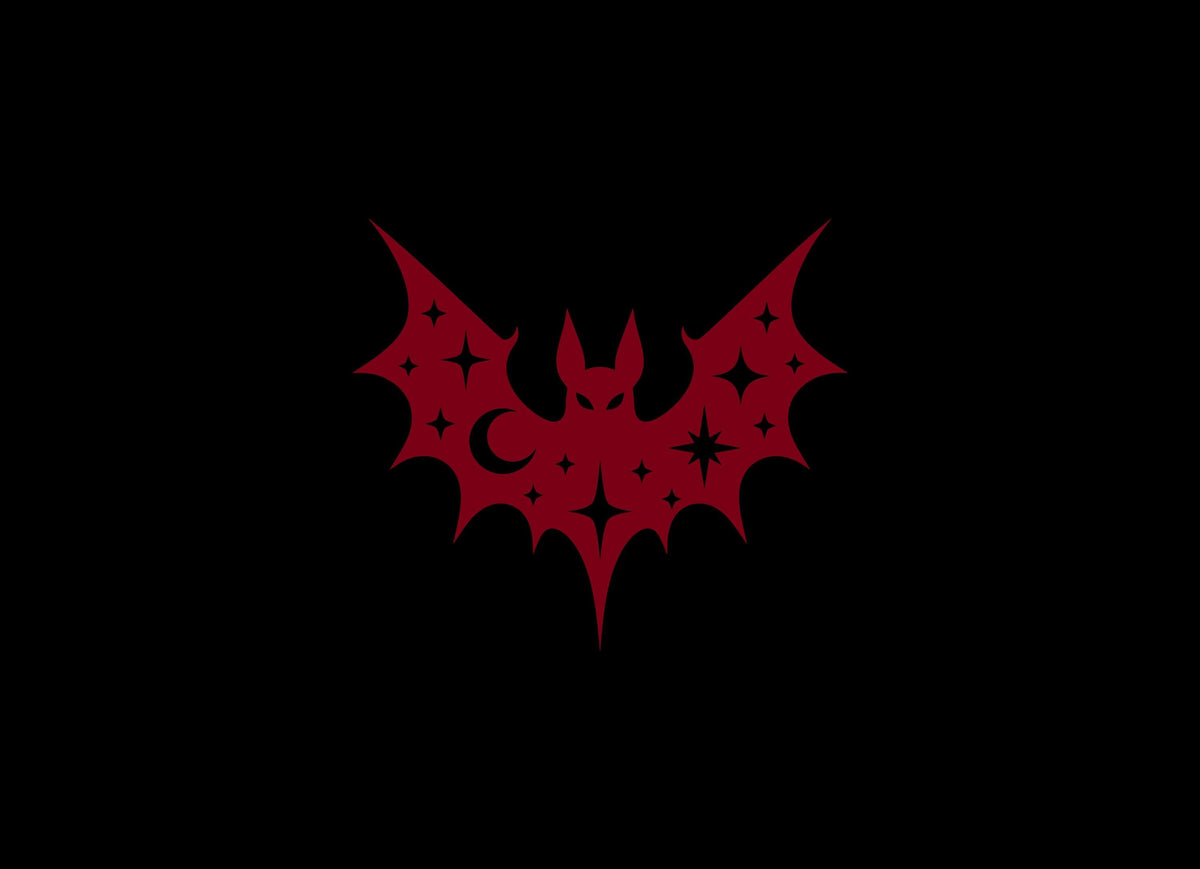 Celestial bat vinyl decal product image 5