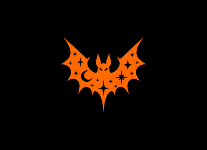 Celestial bat vinyl decal product image 7