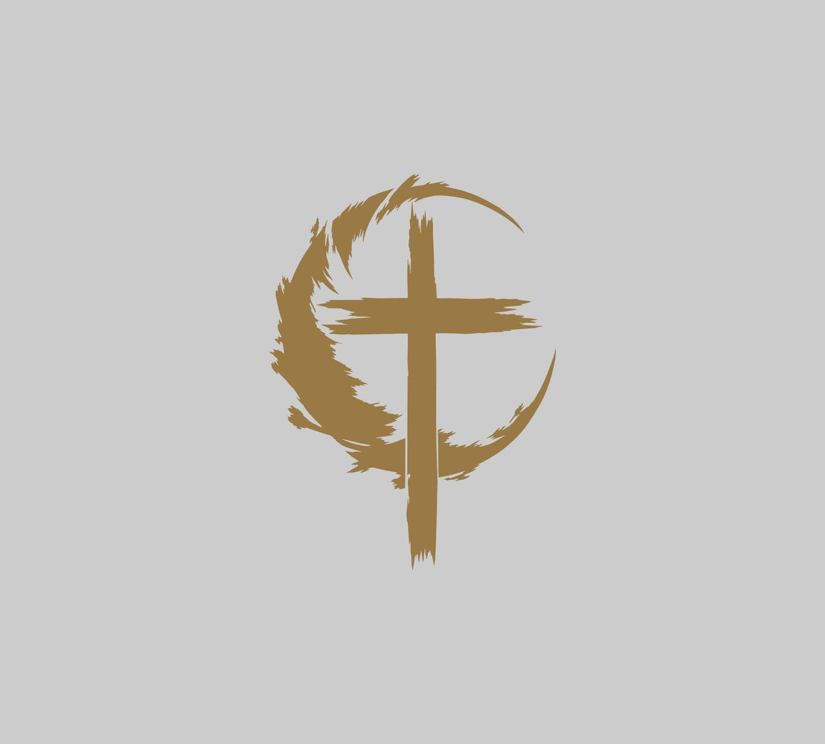 Crescent cross vinyl color example
