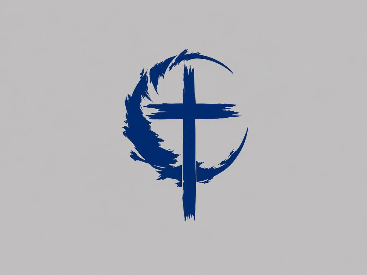 Faith cross decal color example