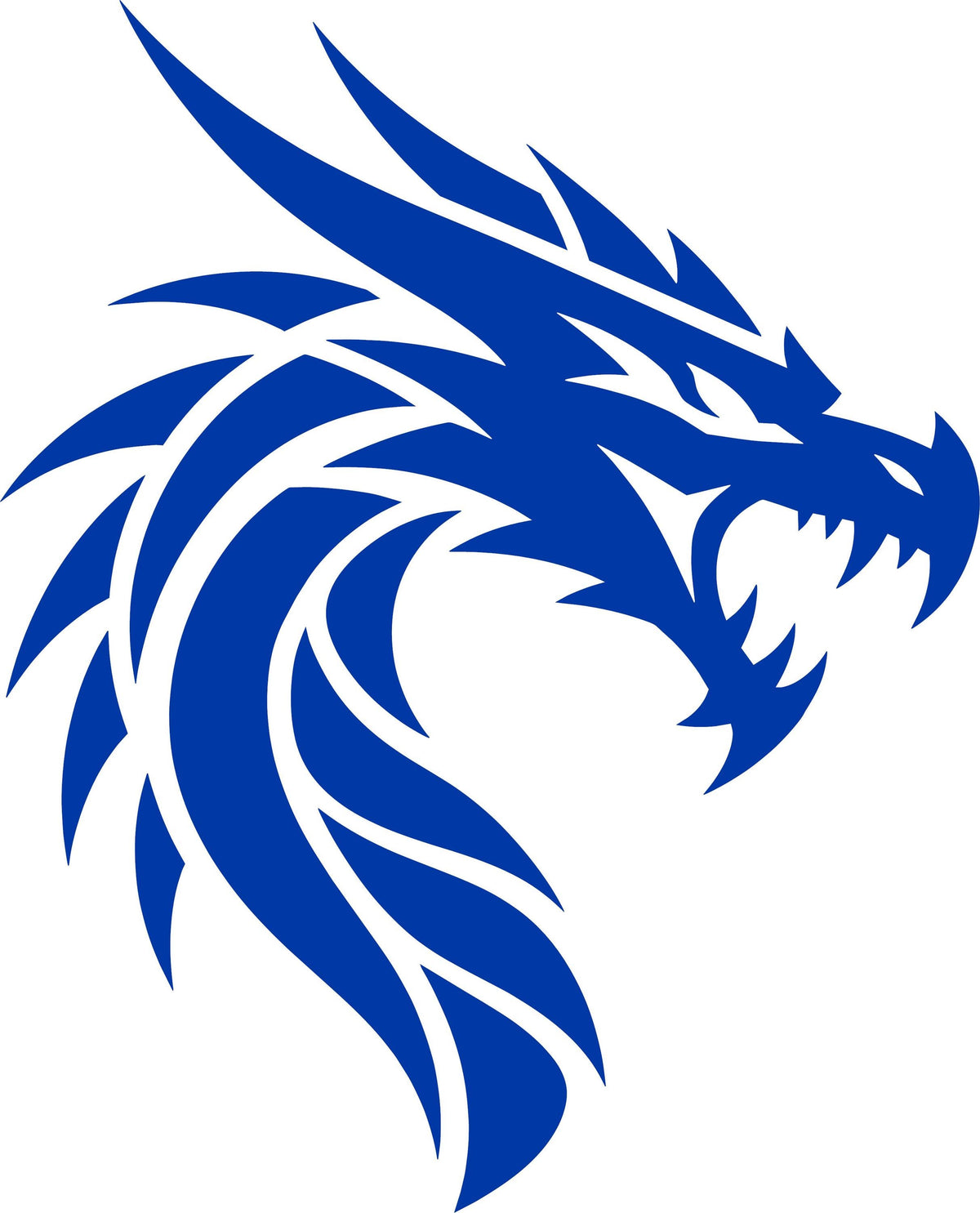 Dragon head vinyl decal product image 3