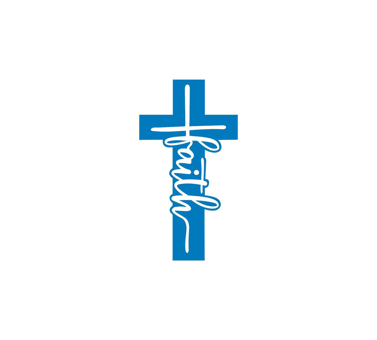 Faith cross Christian vinyl decal product image 10