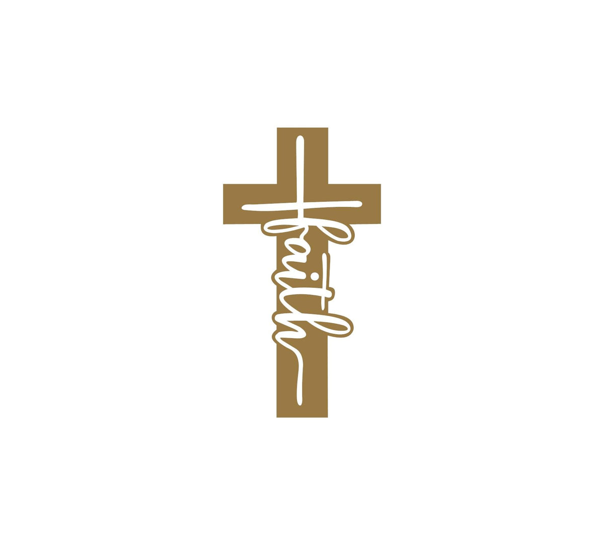 Faith cross Christian vinyl decal product image 4