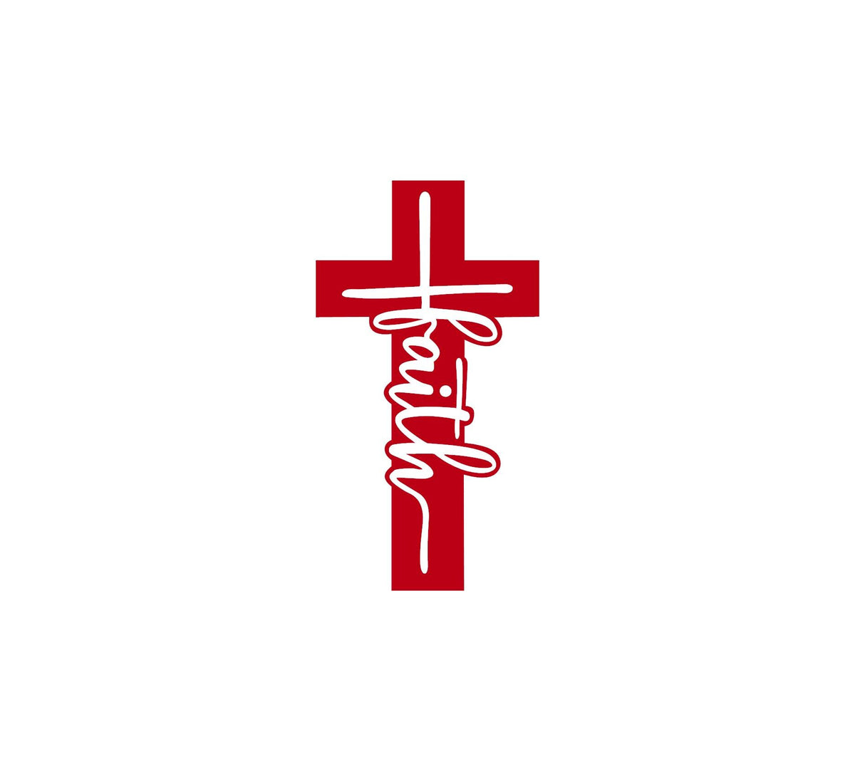 Faith cross Christian vinyl decal product image 8