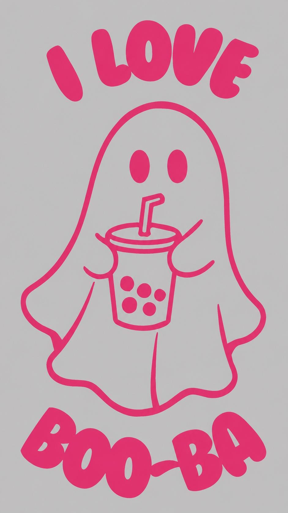 Halloween boba lover vinyl sticker