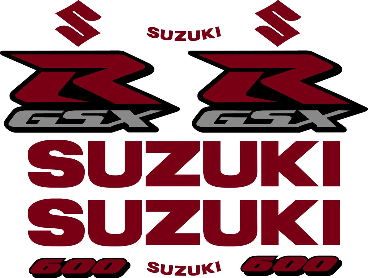 Suzuki GSXR motorcycle decal kit product image 18