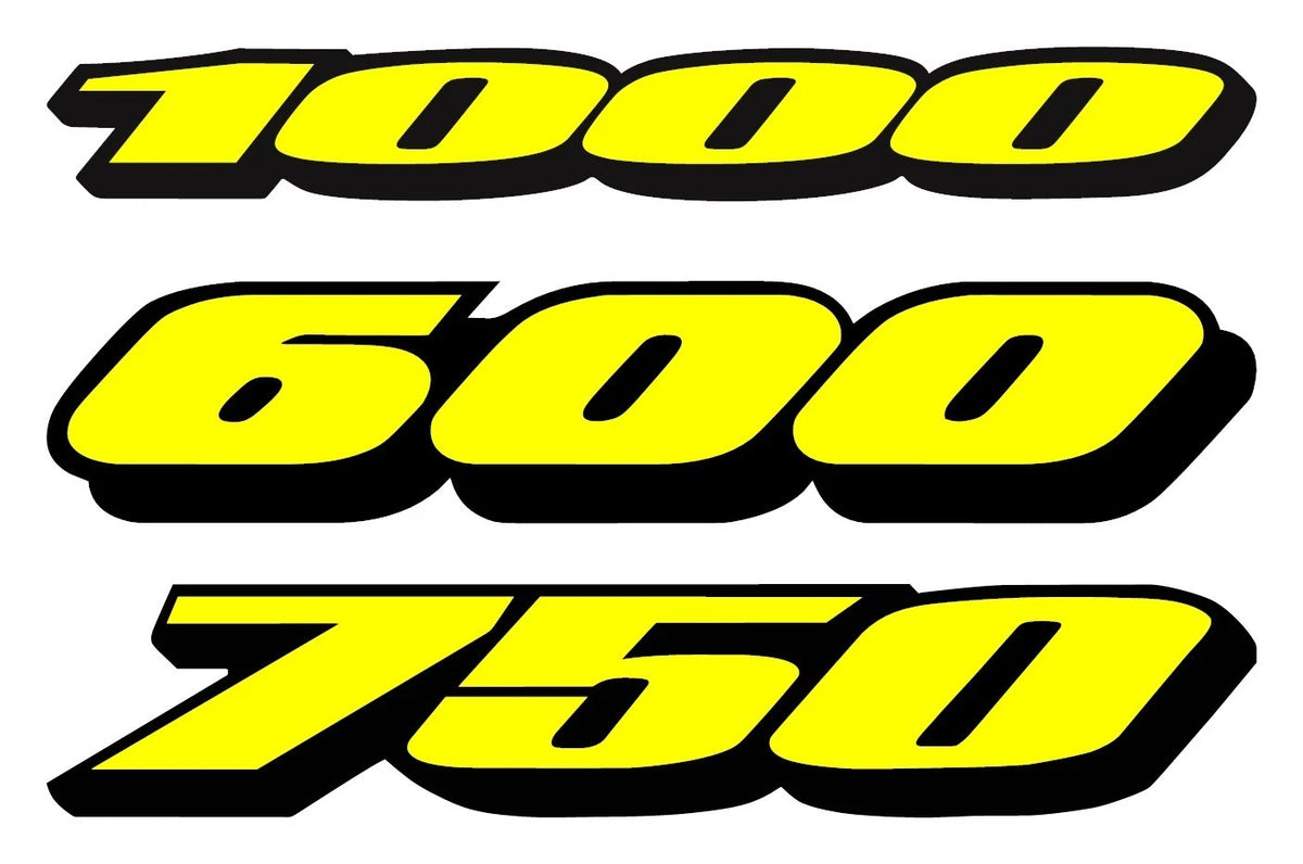 Suzuki GSXR motorcycle decal kit product image 5