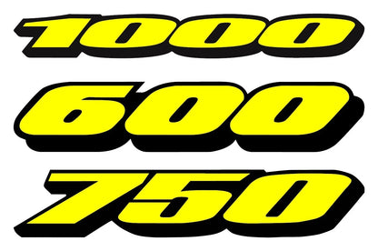 Suzuki GSXR motorcycle decal kit product image 5