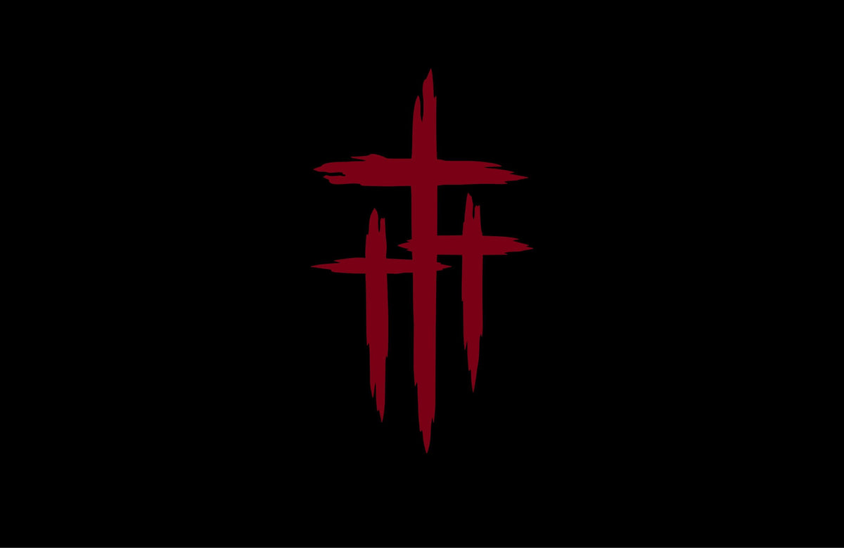 Three crosses faith vinyl decal product image 10