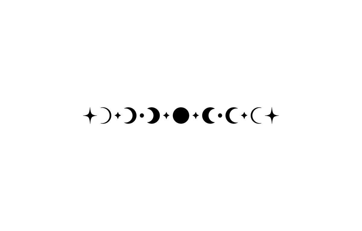 Celestial moon phase vinyl decal product image 3