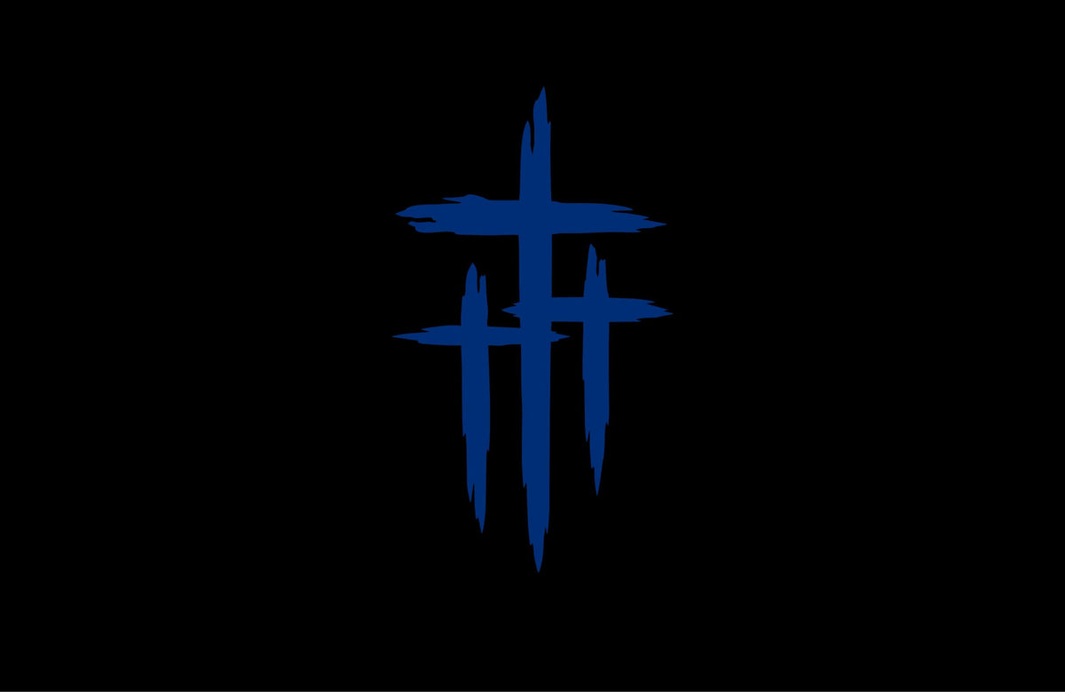 Three crosses faith vinyl decal product image 9