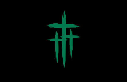 Three crosses faith vinyl decal product image 6