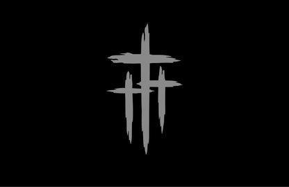 Three crosses faith vinyl decal product image 8