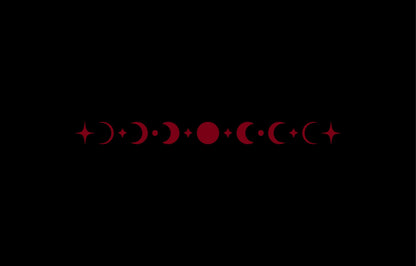 Celestial moon phase vinyl decal product image 6