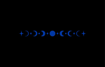 Celestial moon phase vinyl decal product image 8