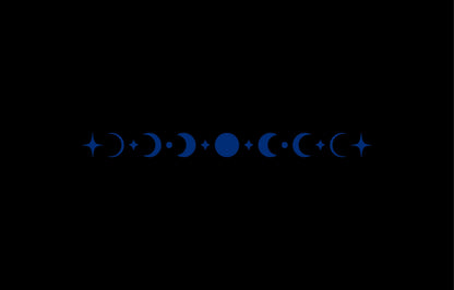 Celestial moon phase vinyl decal product image 7