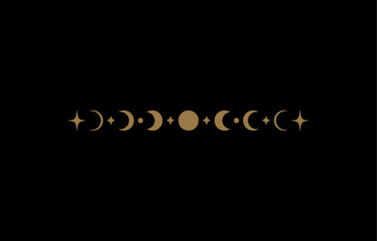 Celestial moon phase vinyl decal product image 9