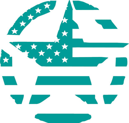 Military star decal color example