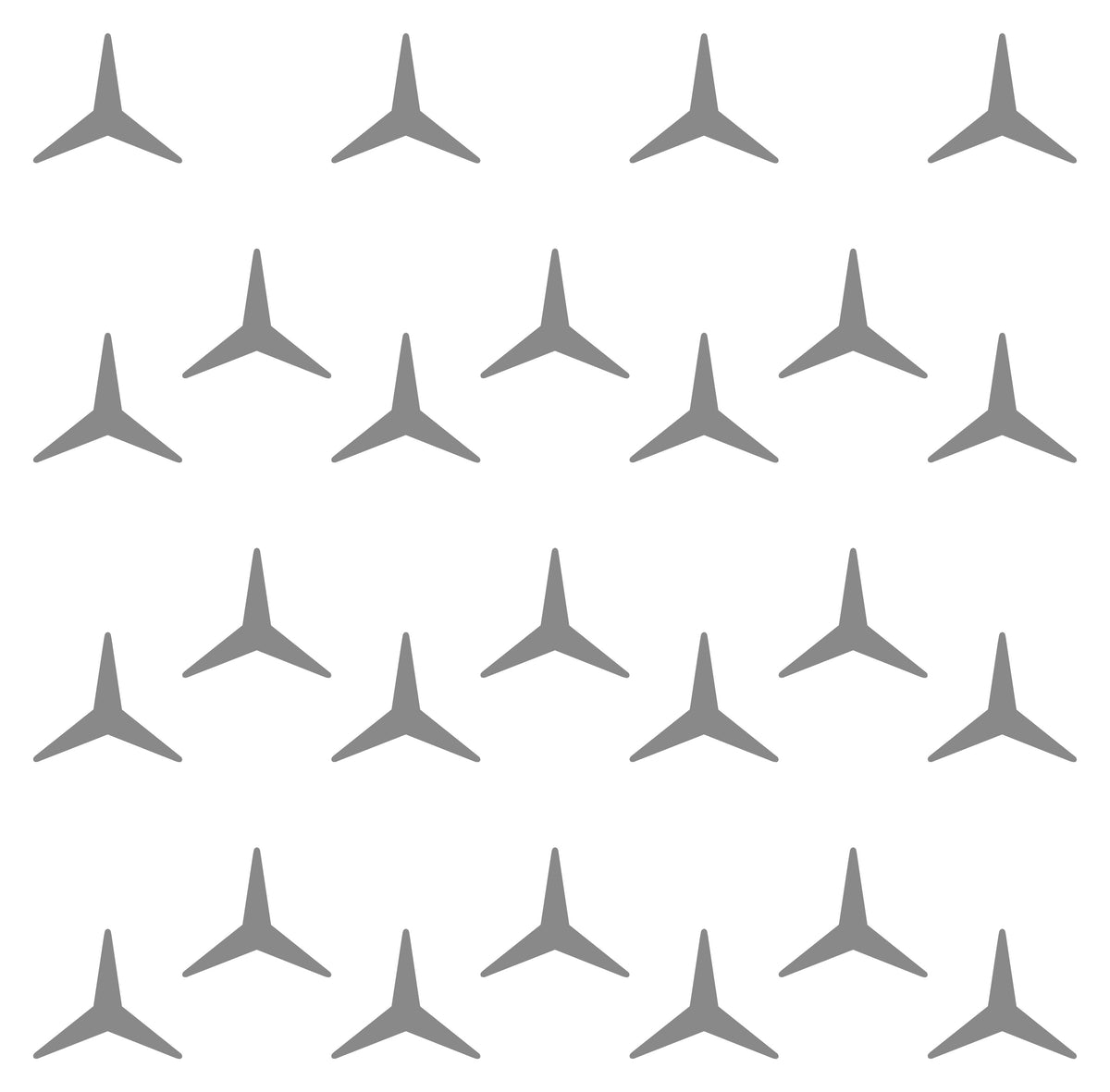 Mercedes Star Pattern Decal
