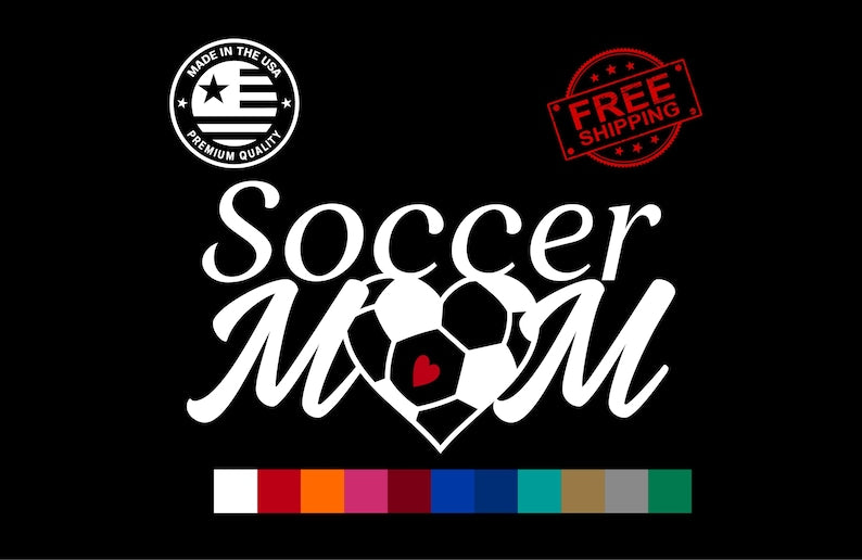 Soccer Mom vinyl decal product image 1