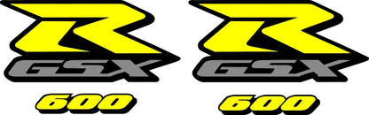 Suzuki GSXR 750 vinyl fairing decal set detail