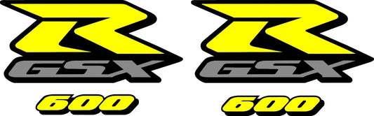 Suzuki GSXR 750 vinyl fairing decal set detail
