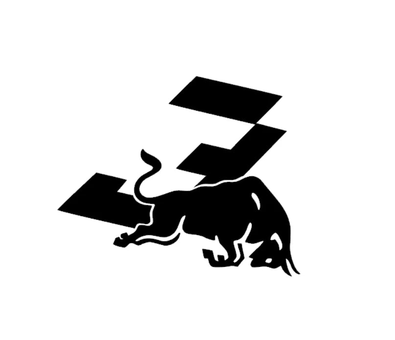 Verstappen number 3 racing vinyl decal product photo 3
