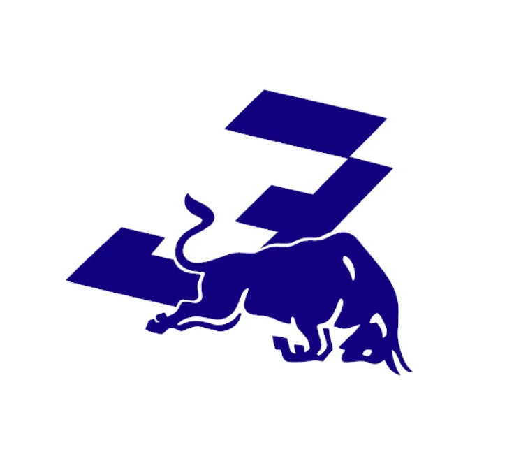 Verstappen number 3 racing vinyl decal product photo 6