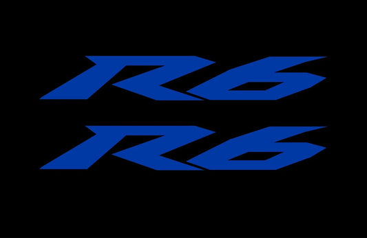 Yamaha R6 vinyl decal application example