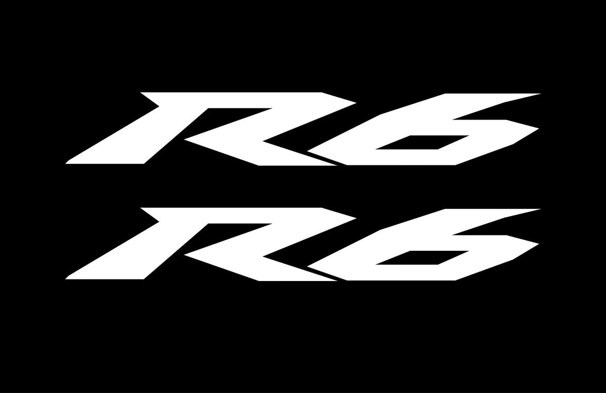 Yamaha R6 vinyl decal application example