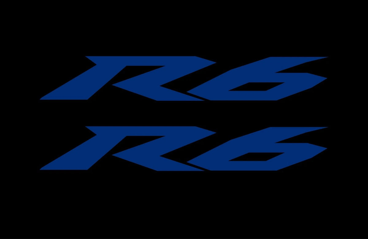 Yamaha R6 vinyl decal application example