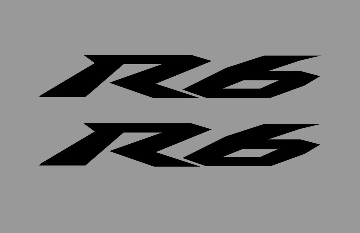 Yamaha R6 vinyl decal application example