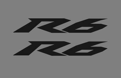 Yamaha R6 vinyl decal application example