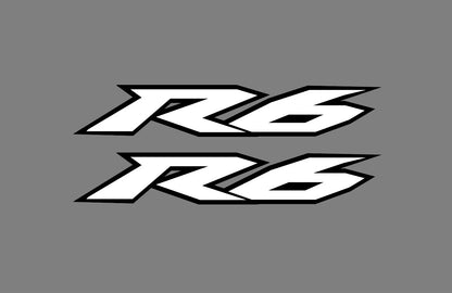 Yamaha R6 layered vinyl decal example