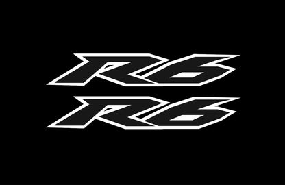 Yamaha R6 layered vinyl decal example