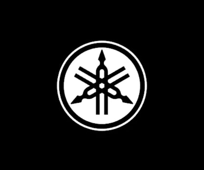 Yamaha logo vinyl decal example