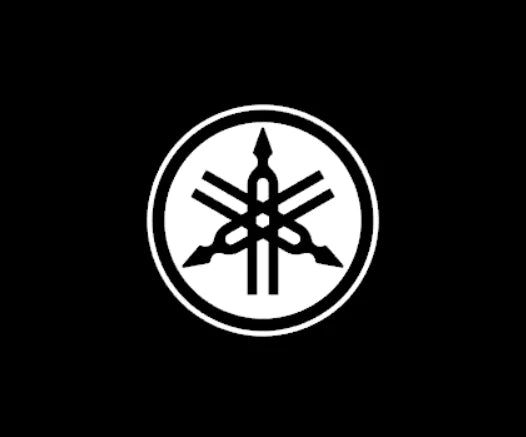 Yamaha logo vinyl decal example
