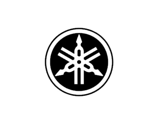 Yamaha logo vinyl decal example