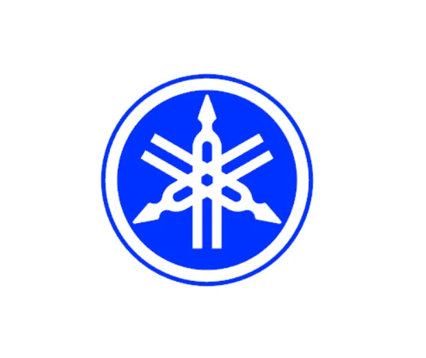 Yamaha logo vinyl decal example